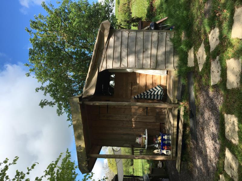 Compost loo and shower