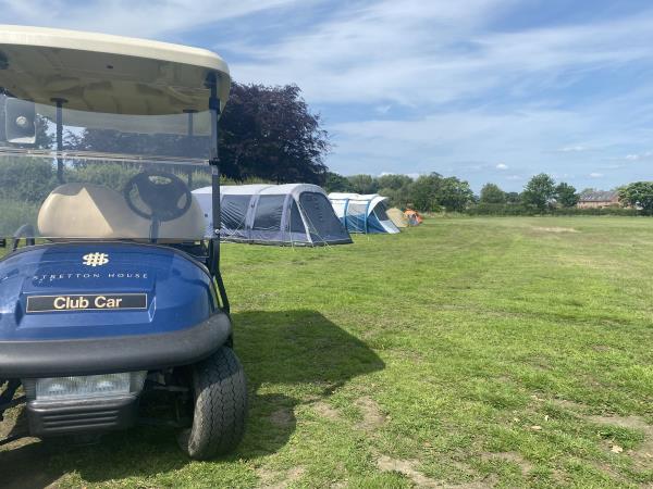 Main Camping Field at Stretton House Campsite