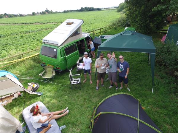 One of our many camping areas at Millview Glamping & Camping