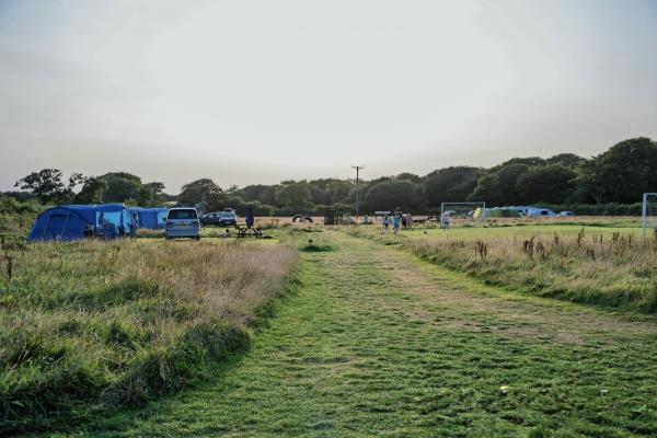 Campsite view at Oakfields Campsite 