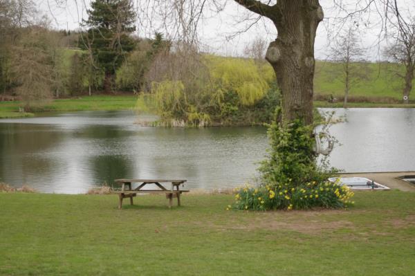Fishing lake at Kingfisher Trout Lake
