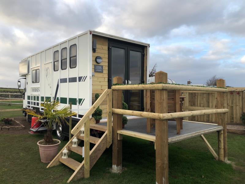 Converted horse lorry 