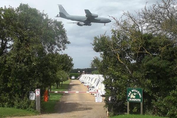 Site Entrance at The Willows Campsite