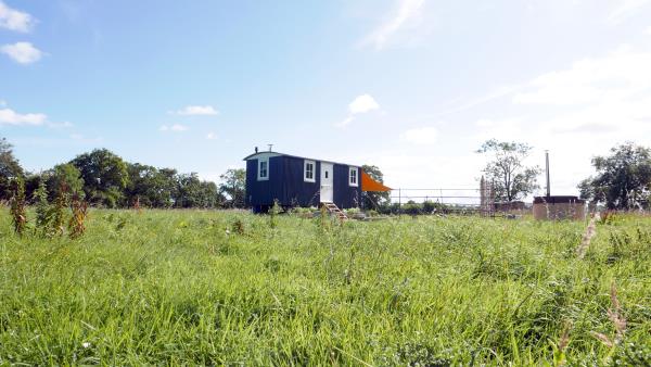 Shepherds Hut at Church Farm Glamping