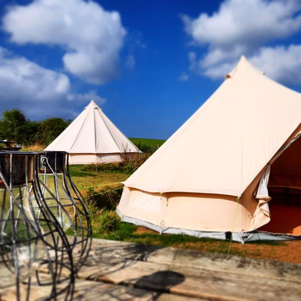 Bell Tent Camping at Higher Pendeen Camping