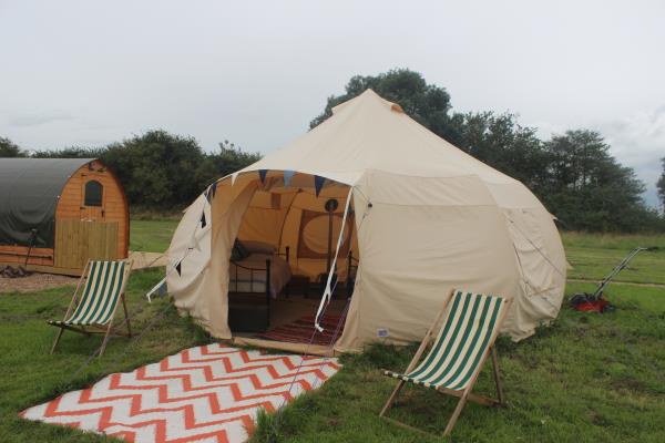 5m Bell Tent at Hulland House