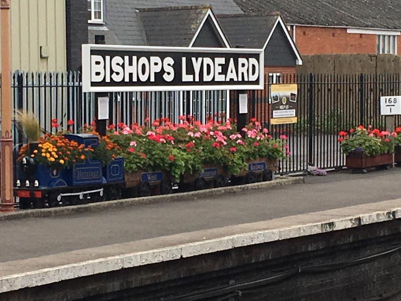 Steam railway station