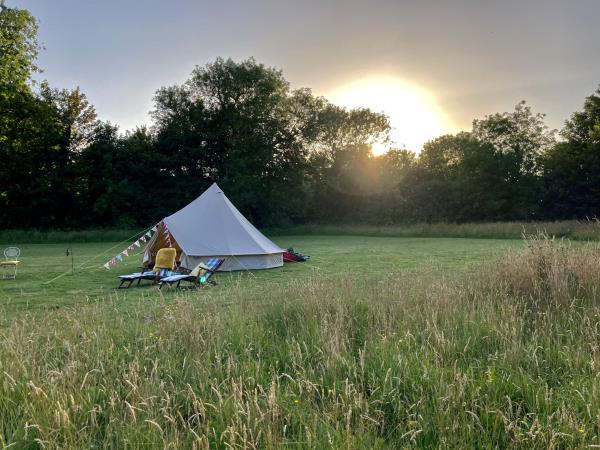 Bell Tent at Tin  at Tin and Canvas Glamping