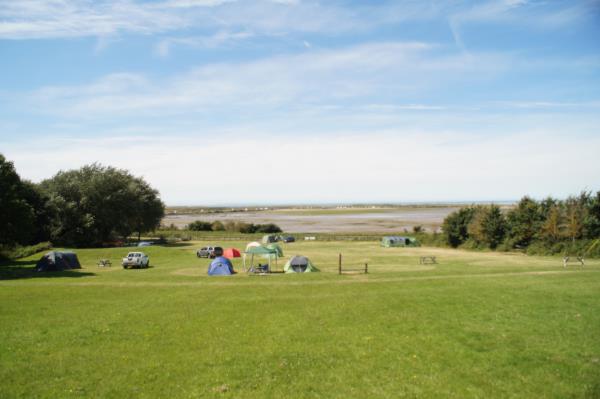 Camping with a view at Skern Lodge