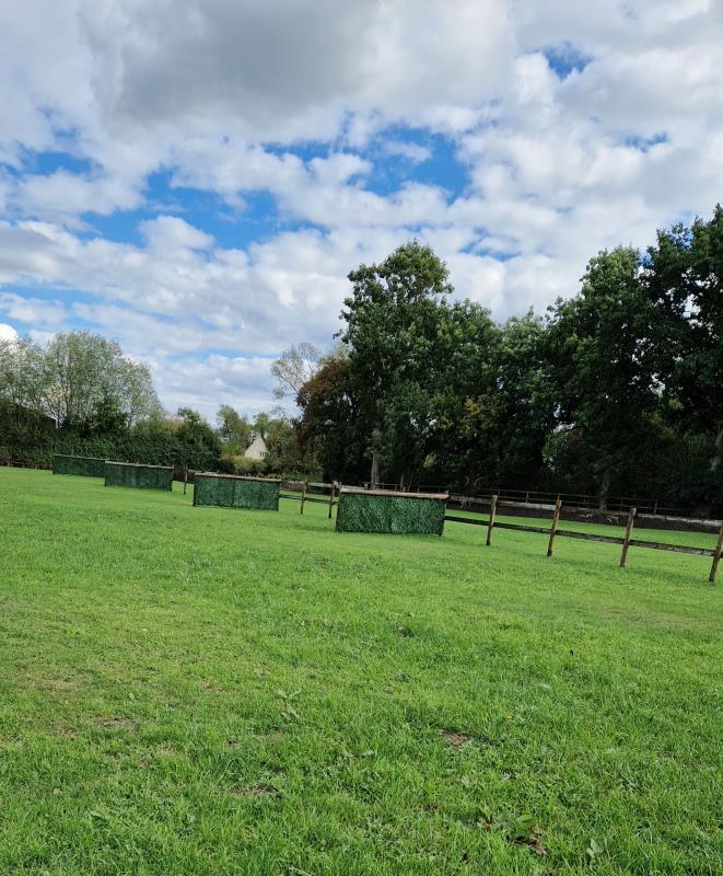 Large pitches for caravans and motor homes