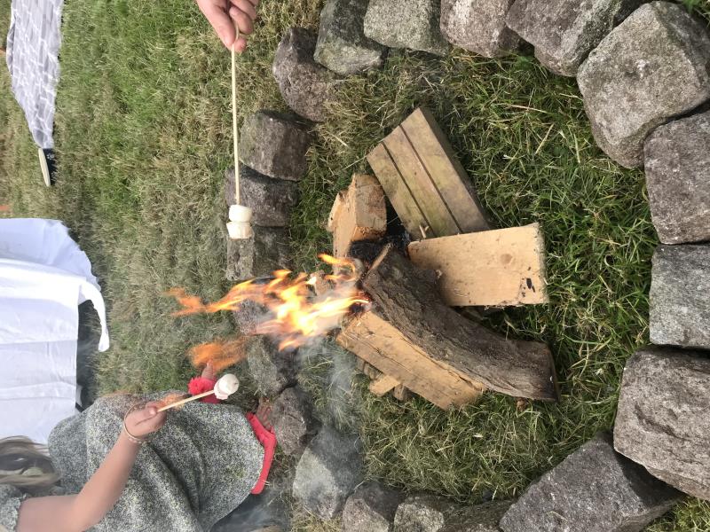 Toasting marshmallows