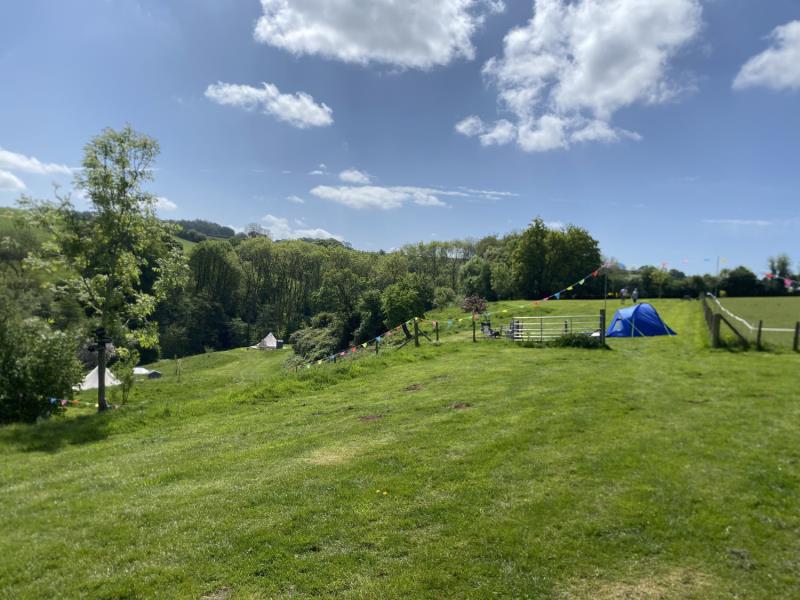 The upper camping field