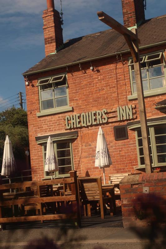 Front of the Chequers.