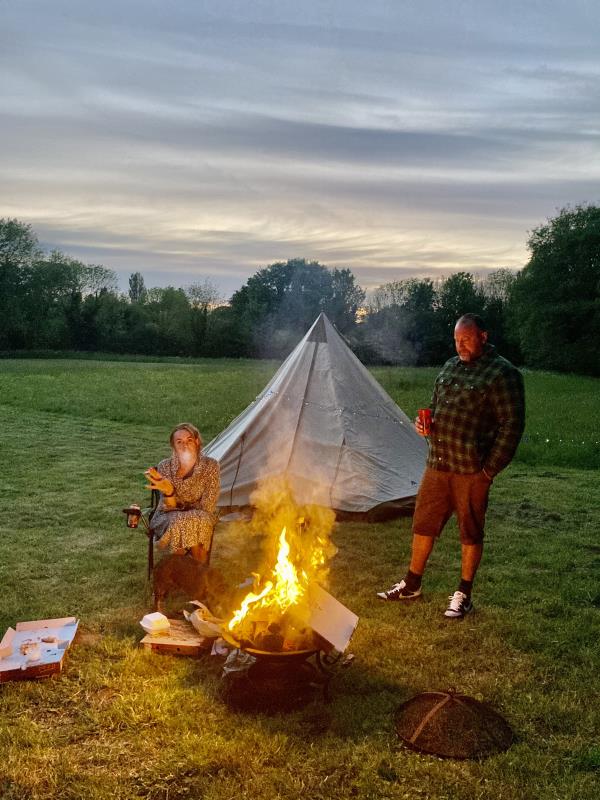 Tent camping pitches for 2