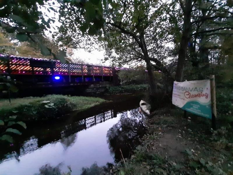 Viewing steam trains from Tin and Canvas